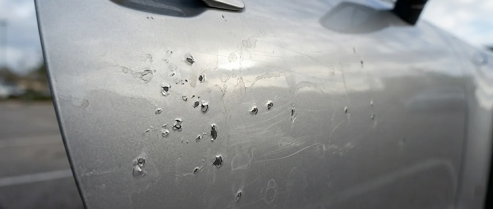 Car paint before PPF protection